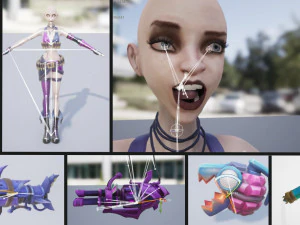 Jinx league of legends 3d 3D Model