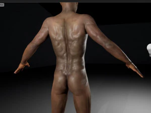 free realistic modular characters male b1 3D Model