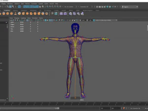 free realistic modular characters male b1 3D Model