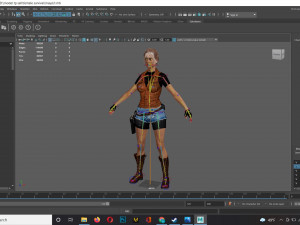 realistic women modular character female f1 Modelo 3D