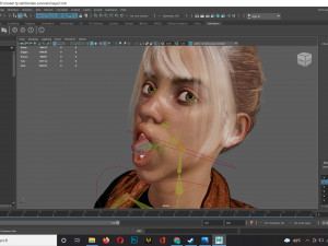 realistic women modular character female f1 Modelo 3D