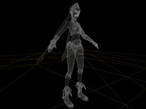 jinx arcane league of legends 3D Model
