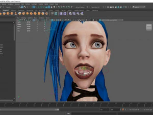 jinx arcane league of legends 3D Model