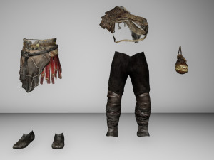 god of war kratos Modèle 3D