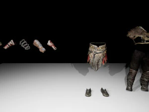 god of war kratos 3D Model