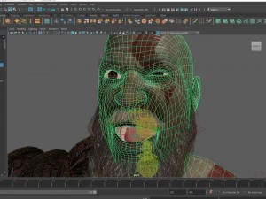 god of war kratos 3D Model