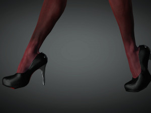 realistic demon girl game ready 3D Modell
