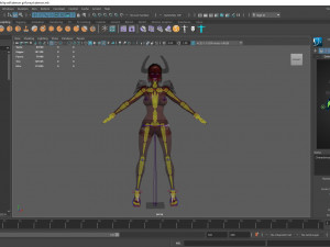 realistic demon girl game ready 3D Modell