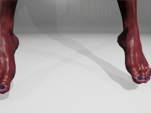 realistic demon girl game ready 3D Modell