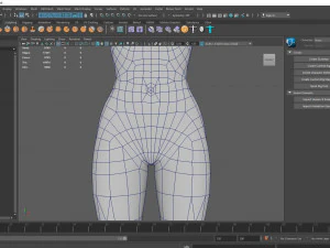 female base mesh 3D Model