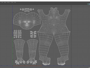 female base mesh 3D 모델