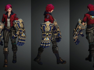 Vi League of legends Arcane 3D Model