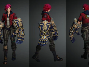 Vi League of legends Arcane 3D Model