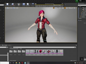 Vi League of legends Arcane 3D Model