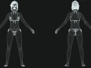Korean Girl Realtime 3D Model