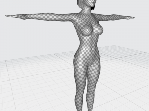 Korean Girl Realtime Modelo 3D