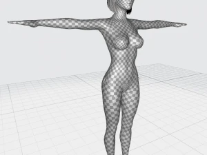 Korean Girl Realtime 3D Model