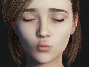Korean Girl Realtime 3D Model