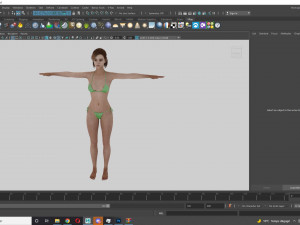 Korean Girl Realtime Modelo 3D