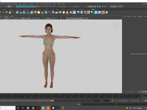 Korean Girl Realtime 3D Model