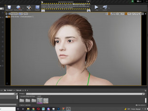 Korean Girl Realtime Modelo 3D
