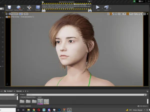 Korean Girl Realtime 3D Model