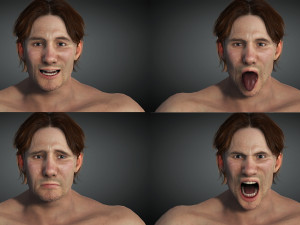 Free Realistic Male Body G1 3D Модель