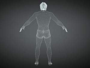Free Realistic Male Body G1 3D Модель