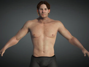 Free Realistic Male Body G1 3D Model