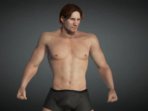 Free Realistic Male Body G1 3D Model