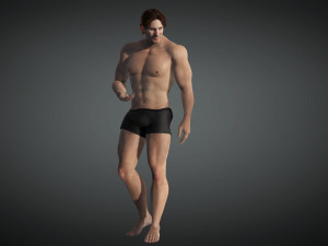 Free Realistic Male Body G1 3D Модель