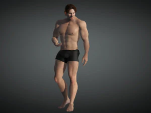 Free Realistic Male Body G1 3D Model