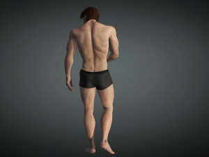 Free Realistic Male Body G1 3D Модель