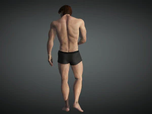 Free Realistic Male Body G1 3D Model