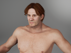 Free Realistic Male Body G1 3D Модель