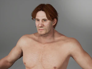 Free Realistic Male Body G1 3D Model