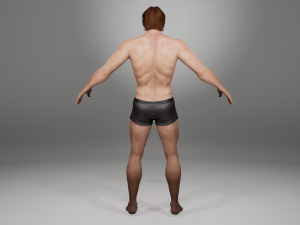 Free Realistic Male Body G1 3D Модель