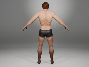 Free Realistic Male Body G1 3D Model