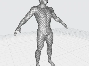 Free Realistic Male Body G1 3D Model