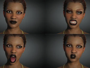 Realistic Female Game Ready model 3D Model
