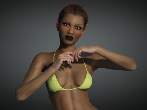 Realistic Female Game Ready model 3D 模型
