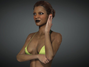 Realistic Female Game Ready model 3D 模型