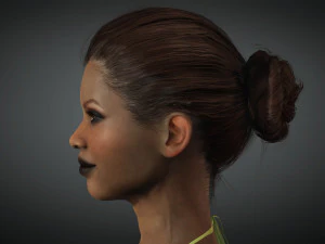 Realistic Female Game Ready model 3D Model