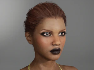 Realistic Female Game Ready model 3D Model