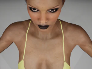 Realistic Female Game Ready model 3D Model