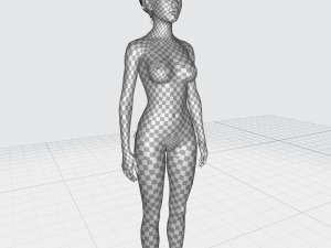 Realistic Female Game Ready model 3D 模型