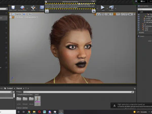 Realistic Female Game Ready model 3D Model
