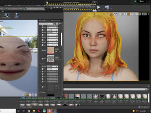 Realistic Female Game Ready 3D Model