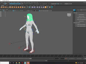 Realistic Female Game Ready 3D Модель