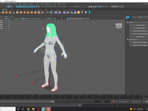 Realistic Female Game Ready 3D Model